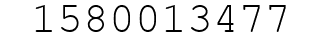Number 1580013477.