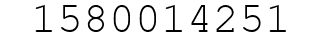 Number 1580014251.