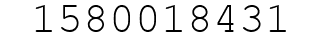 Number 1580018431.