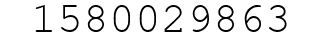 Number 1580029863.