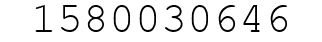 Number 1580030646.