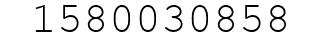 Number 1580030858.
