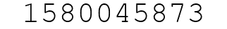 Number 1580045873.