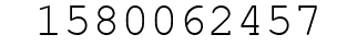 Number 1580062457.