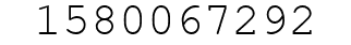 Number 1580067292.