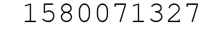 Number 1580071327.