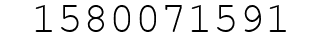Number 1580071591.