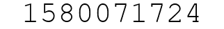 Number 1580071724.