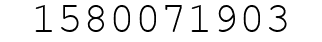 Number 1580071903.