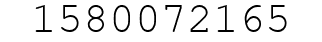 Number 1580072165.