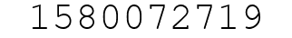 Number 1580072719.
