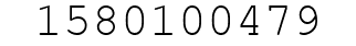 Number 1580100479.