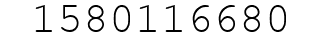 Number 1580116680.