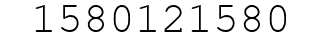 Number 1580121580.
