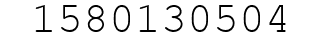 Number 1580130504.