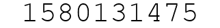 Number 1580131475.