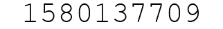 Number 1580137709.