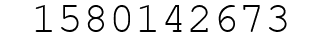 Number 1580142673.