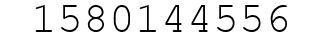 Number 1580144556.