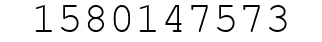 Number 1580147573.