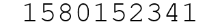 Number 1580152341.