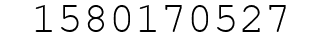 Number 1580170527.