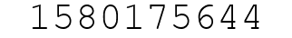Number 1580175644.