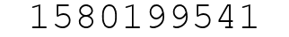 Number 1580199541.
