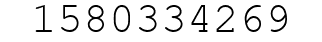 Number 1580334269.