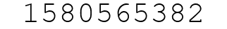 Number 1580565382.