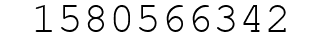 Number 1580566342.