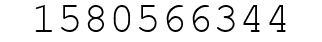 Number 1580566344.