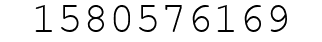 Number 1580576169.