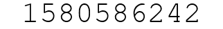 Number 1580586242.