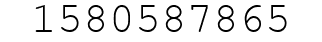 Number 1580587865.