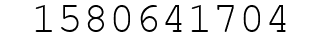 Number 1580641704.