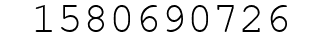 Number 1580690726.