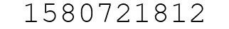 Number 1580721812.