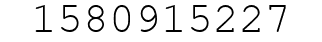 Number 1580915227.