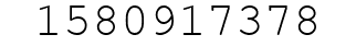 Number 1580917378.