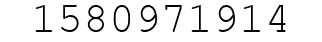 Number 1580971914.