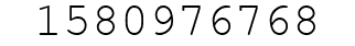 Number 1580976768.