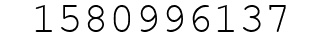 Number 1580996137.
