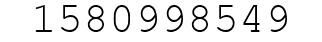 Number 1580998549.