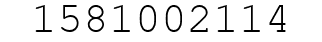 Number 1581002114.