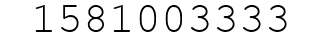Number 1581003333.