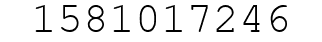 Number 1581017246.