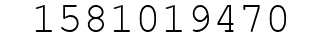 Number 1581019470.