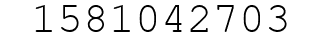 Number 1581042703.