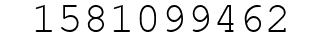 Number 1581099462.